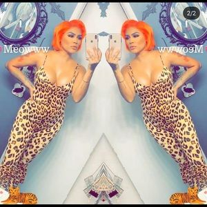 Leopard romper